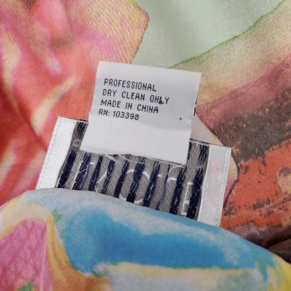 Silk Club Collection Button Down Silk Blouse Women's Size M Medium - Picture 10 of 10